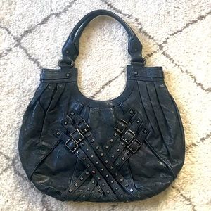 Treesje Dark Navy Studded shoulder bag. Dust bag included.